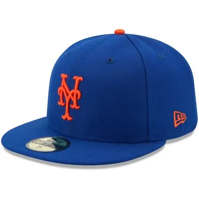 New York Mets New Era Authentic On-Field 59FIFTY Fitted Hat - Blue • $35.99