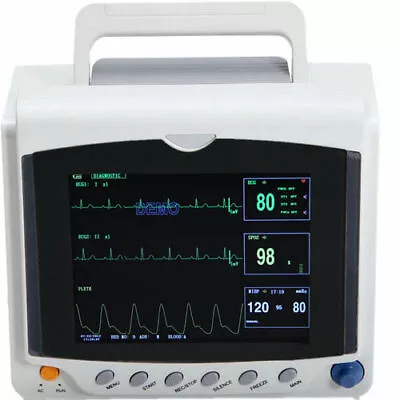 CONTEC Patient Monitor CMS6000C Vital Signs Monitor ECGNIBPSpO2Pulse Rate NEW • $459