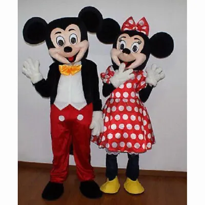 Hot Adult Set Size Mickey And Minnie Mouse Mascot Clothing • $82