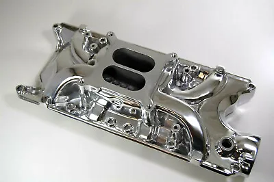 SB Ford Intake Manifold 260 289 302 Square Bore Mustang 5.0L Polished Aluminum • $239.95