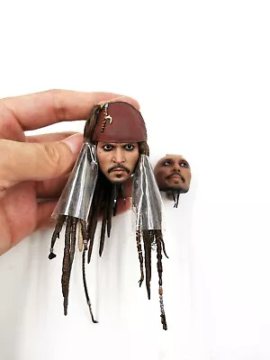 1/6HotToys Head Sculpt Face Jack Sparrow HT DX15 Figure Pirates Of The Caribbean • $269.35