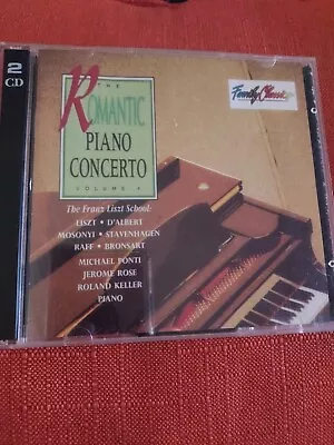 The Romantic Piano Concerto Volume 4 Roland Keller Michael Ponti Jerome 2 Cd Vox • $10