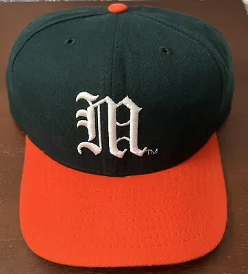 Vintage Miami Hurricanes Snapback New Era Pro Model NCAA • $40