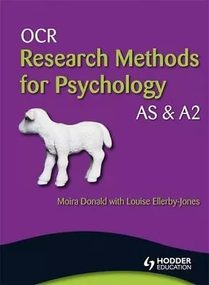 OCR Research Methods For Psychology AS & A2 By Donald Moira Book The Cheap Fast • £3.49