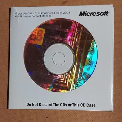 Microsoft Office Small Business Edition 2003 W/ BCM • $10