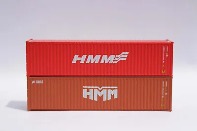 Jacksonville 405805 N Scale HMM 40' High Cube Containers W/ Magnetic System (2) • $28.95