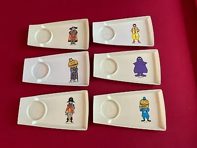 1970's McDonald's Plastic Kids Meal Trays (Set Of 6) Scarce /Vintage • $214.29