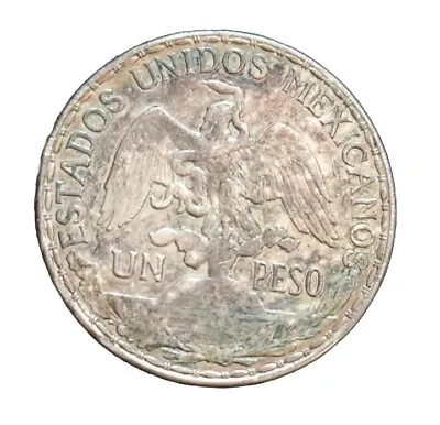 Mexico 1911 UN PESO Short Ray Caballito • $1298