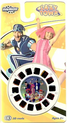 Lazy Town 3d View-Master 3 Reel Set SEALED Nickelodeon  Sportacus  Robbie Rotten • £48.25