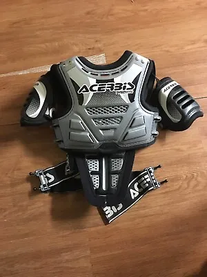 Vtg 90s Youth Zoom Acerbis MX RACING Motocross Kids Chest Protector Pads ITALY • $55