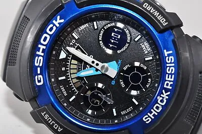 G-Shock SHOCK RESIST QZ AW-591 Men's Watch With Degiana Black Dial • £72.23