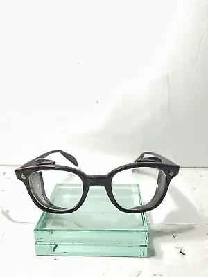 Vintage American Optical Eyeglass/Sunglass Frames W/ Side Protect 4 3/4” Brown  • $854.82