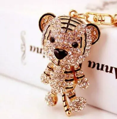 $2.75 • Buy Fashion Betsy Johnson Pendant Jewelry Animal Rhinestone Tiger Bear Necklace Hot