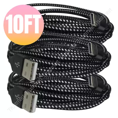 3 Pack 3M USB C Fast Charger Cable Lot For Samsung Android Type C Charging Cord • $18.20