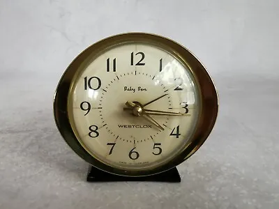 Vintage 70’s Westclox Baby Ben Alarm Clock Made In Scotland Gold Black • £19.99