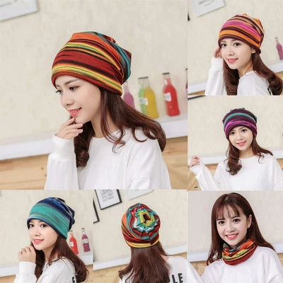$14.25 • Buy Where The Road Ends Hat Women Stripe Hat Ruffle Cancer Hat Hats Large Heads Men