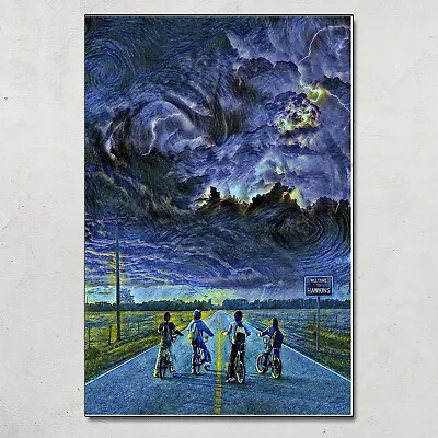 Stranger Things Van Gogh Starry Night Inspired Wall Art Decor Poster No Frame  • $18.95