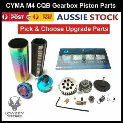 CYMA M4-CQB V10 Upgrade Plunger Piston Cylinder Head Shim Metal Gear Gel Blaster • $26.84