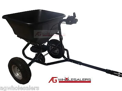 $171 • Buy Towable Fertiliser Seed Spreader 45kg Hopper Ride On Mower Atv Lawnmower Tow