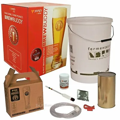 £38.95 • Buy Brew Buddy Beer 40 Pints Home Brew Starter Kit FAST SHIPPING Free Fast UK 