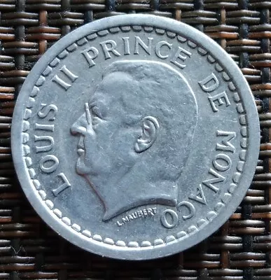 Monaco 1 Franc Prince Louis Ii Unc World Coin • $5