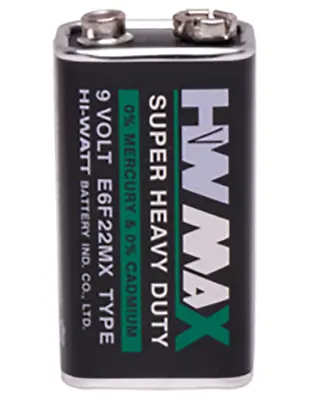 Hi-Watt E6F22MX Heavy Duty Zinc Chloride PP3 Battery - Fits Acorn Stair Lift • £3.69