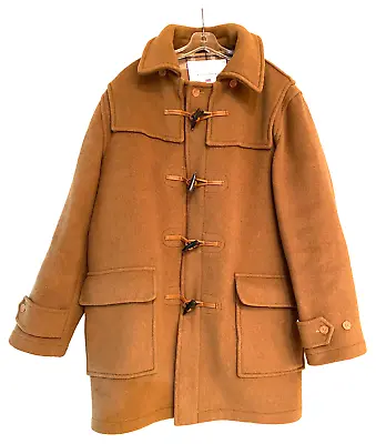 Montgomery London England Duffle Coat Wooden Toggle Men’s 44 No Hood • $103.95