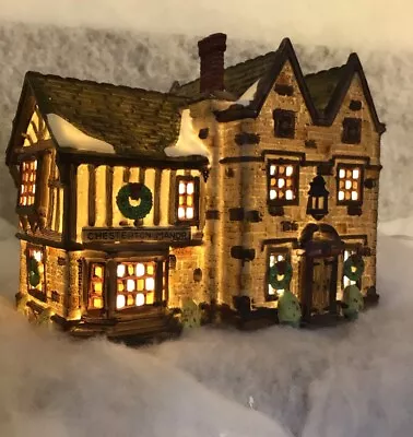 Dept 56 Dickens Village #65684 Chesterton Manor House #5438 Of 7500 Box Light • $224.99