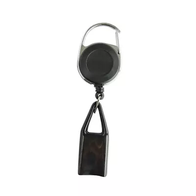 Retractable Lighter Leash Clip Keychain Holder Rubber Cover Large Maxi Bic Black • $5.95