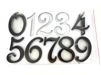 HopeWan X00397XZ09 3 Inch House Door Mailbox Hotel Office Numbers Stickers Black • $13.99