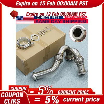 Y-pipe Up Pipe Turbo Install Gasket Clamp For 03-07 Ford 6.0 Powerstroke New • $72.29