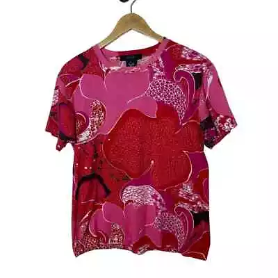 GUCCI X Tom Ford RARE S/S 1999 Mens Acid Flower T-Shirt Floral Psychedelic L • $345
