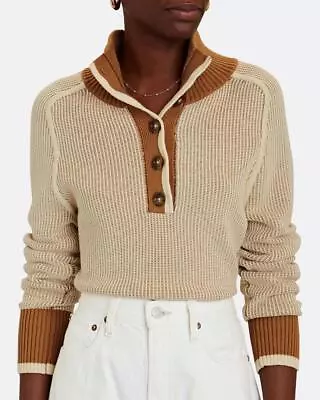 NWOT Veronica Beard Beige Toraja Polo Sweater Size XS $348 • $95