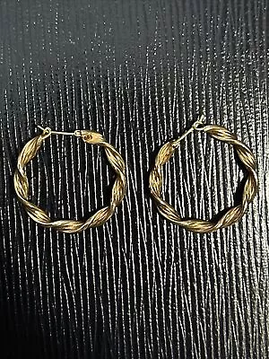 9ct Gold Hoops • £59