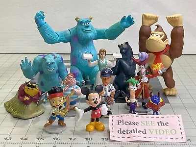 ❗SEE VIDEO❗Disney—Mickey M—Monsters—Donkey Kong—Yankees—Characters—Toy—Figurines • $0.99