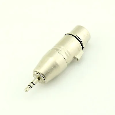 1pcs Stereo 3.5mm Mini Male TRS To XLR 3 Pin Female Microphone MIC Audio Adapter • $3.99