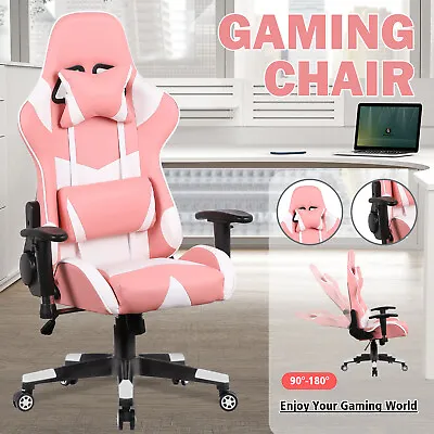 $149.90 • Buy Executive Office PU Leather Computer Gaming Chair Racer Recliner Adjustable Seat