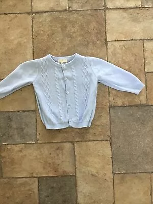 Zip Zap Blue Cardigan Age 9 Months Great Condition • £0.99