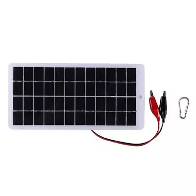 $22.98 • Buy 5W Solar Panel 12V Trickle Battery Charger Kit Maintainer Boat RV Car Vehicle