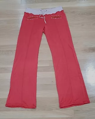 Da Nang Knit Pants W/ Rhinestone Detail Sz L • $49.99