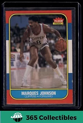 1986-87 Fleer Marques Johnson NBA #54 Basketball Los Angeles Clippers • $5