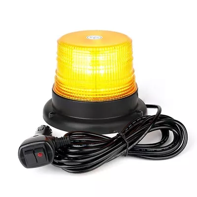 Xprite 40 LED Beacon Strobe Light Flashing Emergency Light Amber Roof Top Lamps • $23.99