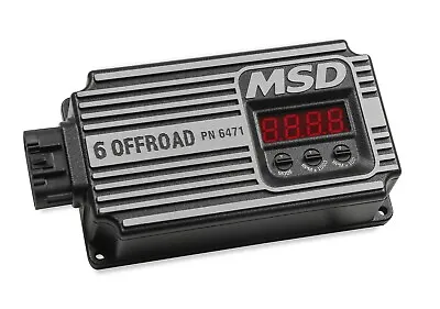 MSD Digital 6 Offroad Black Ignition 12000 RPM - 6471 • $494.92