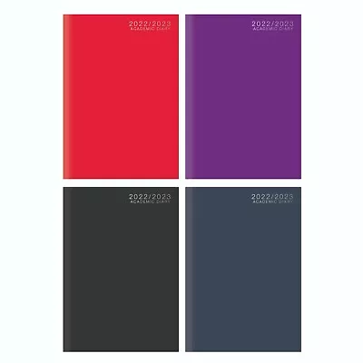 £3.75 • Buy A4 Day A Page Academic Diary 2022-2023 Mid Year Case Bound Student Planner 22/23