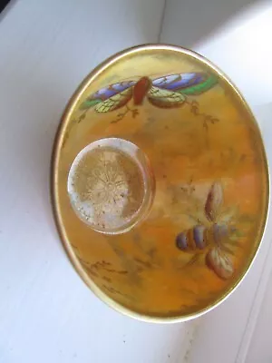 £75 • Buy BEAUTIFUL RARE AYNSLEY BUTTERFLY INSECT LUSTRE BOWL Circa 1920`s  HAS OUTER WEAR