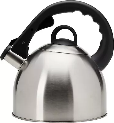 Novara Stainless Steel Whistling Kettle 2.5 Litre Silver FAST & FREE NEW-AU • $33.09