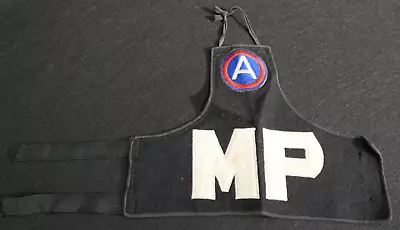 WWII US  Patton's  3rd Army MP Military Police Brassard Armband Occupation Era • $66.50