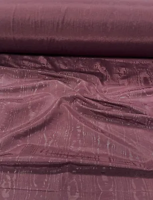 Discount Fabric Moire` Bengaline Faille Burgundy QQ49 • $9.99