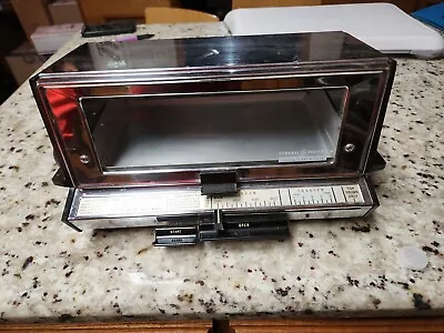 Vintage General Electric Deluxe Toast R Oven Chrome & Black  • $89.99