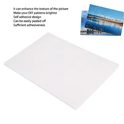 (Matte Film)Cold Laminating Sheets A4 Size BOPP Self Adhesive Holographic Cold • £27.90